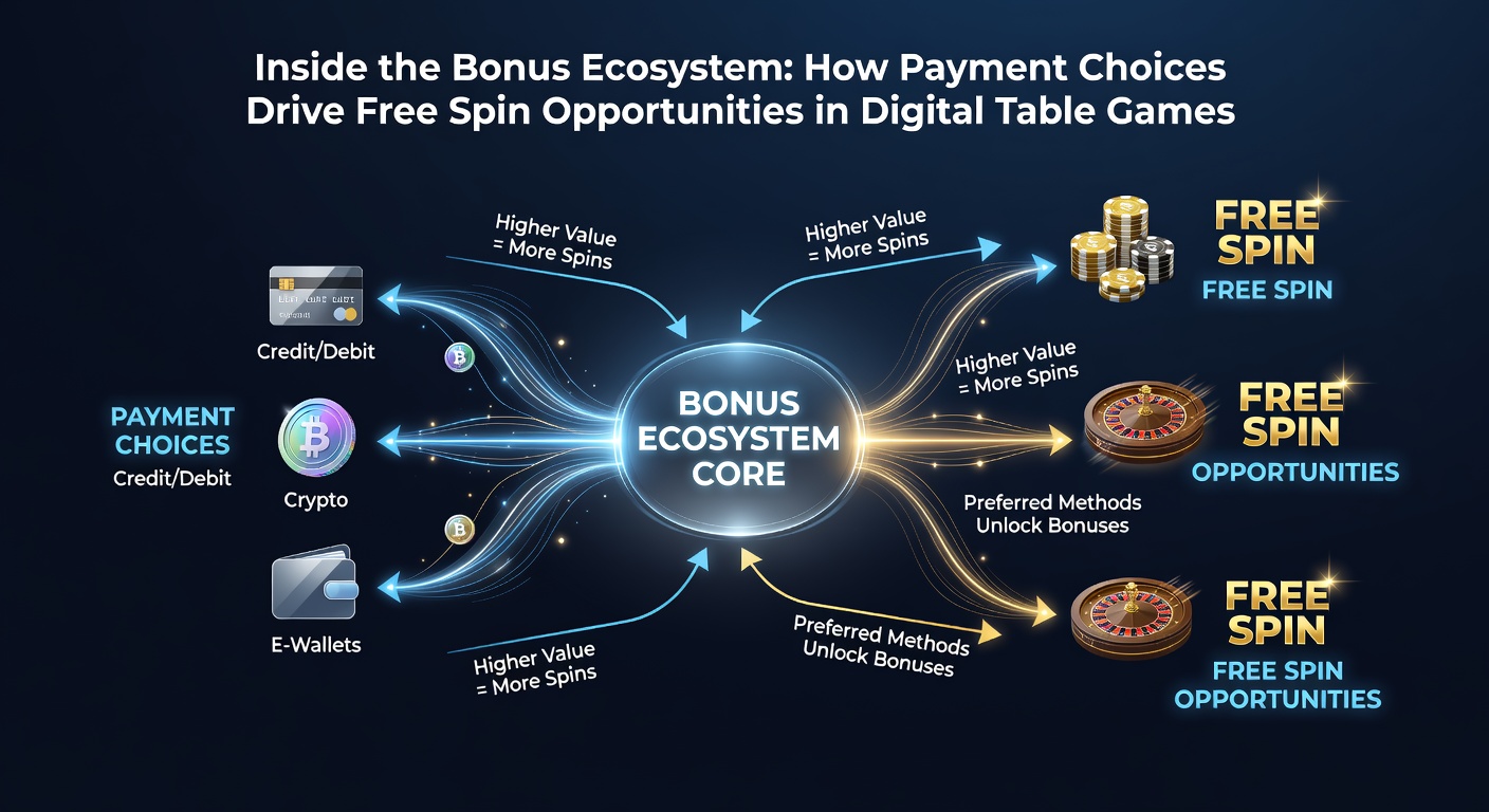 Flow of bonus credits from payment confirmation to free spins in digital roulette and slots