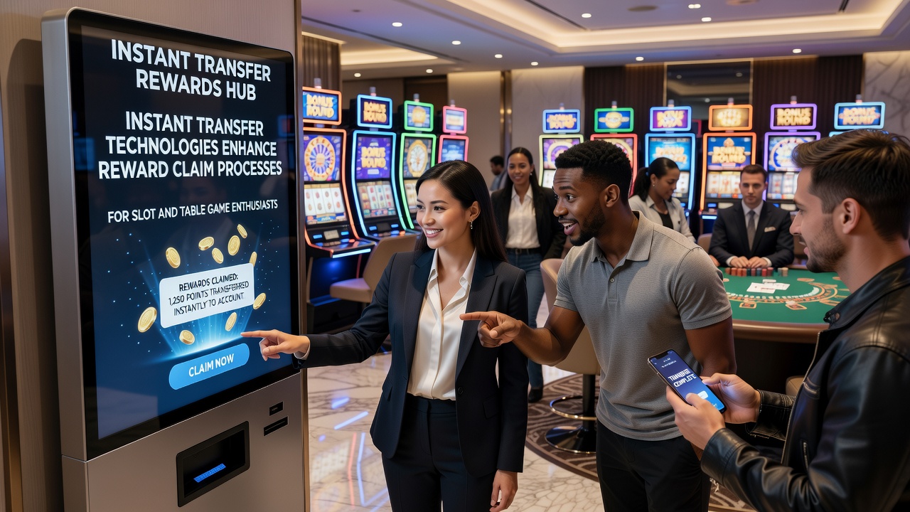 Close-up of mobile interface showing instant reward credit in a casino app