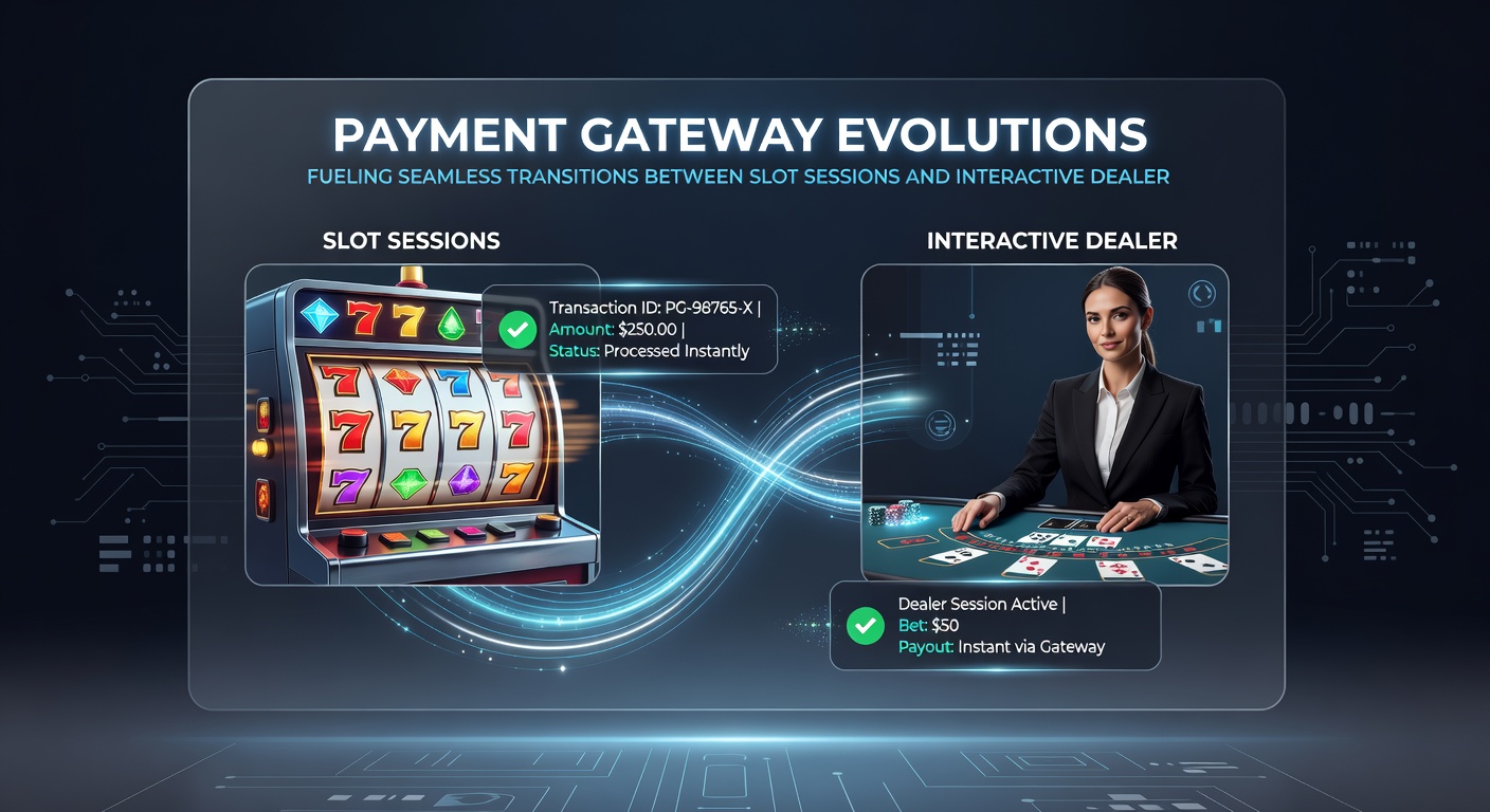 Player using mobile device to transition between slot play and live dealer table with instant payment confirmation