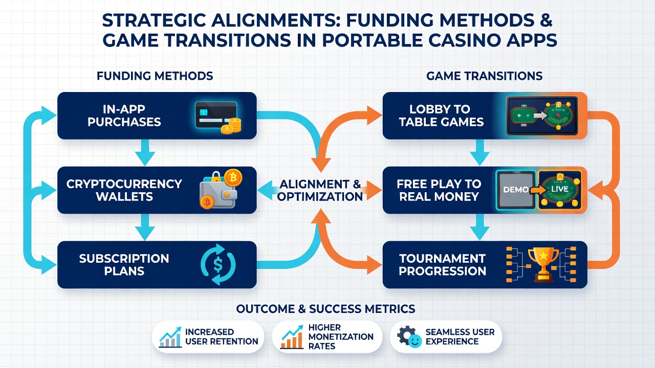 Close-up of mobile app dashboard illustrating funding options and game switching