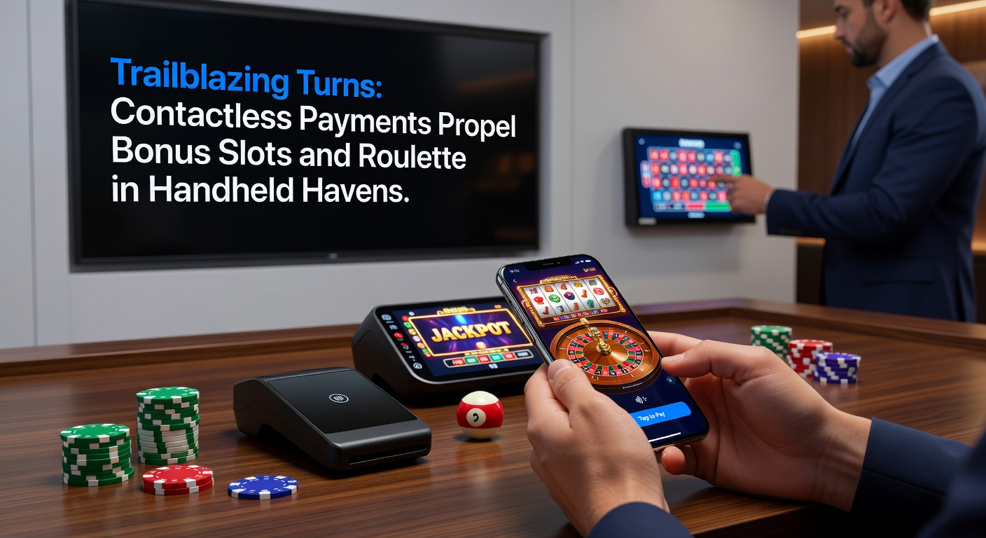 Close-up of a live roulette table on a mobile screen with a contactless payment notification overlay and active bonus bet options