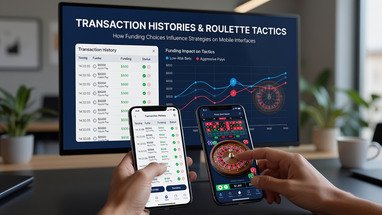 Detailed view of transaction history charts overlaid on a roulette table layout within a mobile app